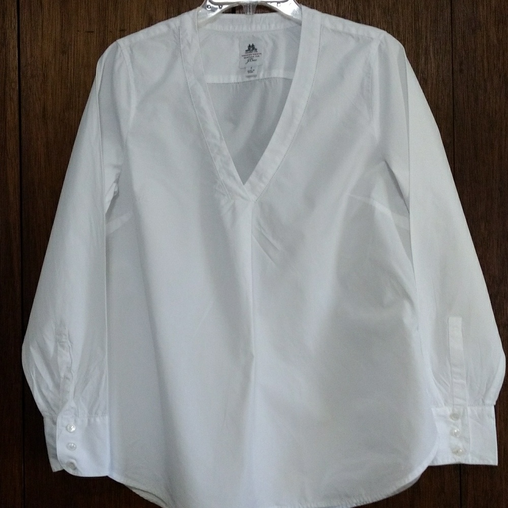 Sold! Thomas Mason for J. Crew White Blouse 6